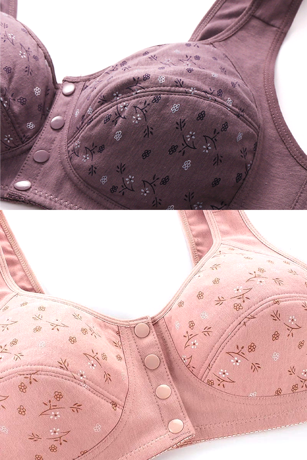 Front Button Bra