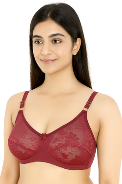 Pure Soft Cotton Net Bra