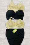 Pack of 3 Cotton Bras + 1 Underwear